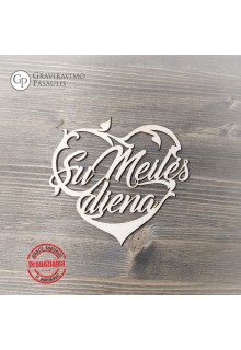 Dekoracija "Su meilės diena" 